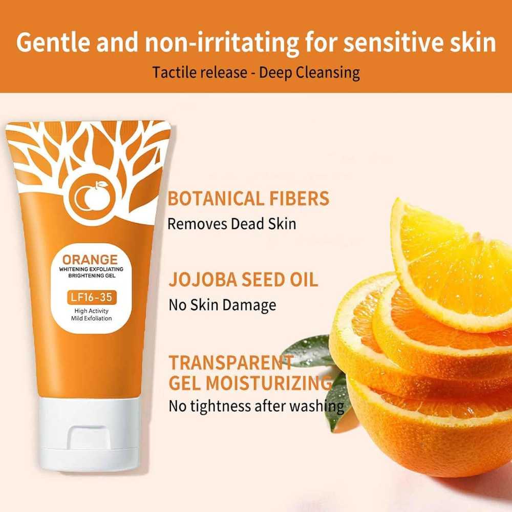 Orange Exfoliating Gel for Face & Body | Pack of 2