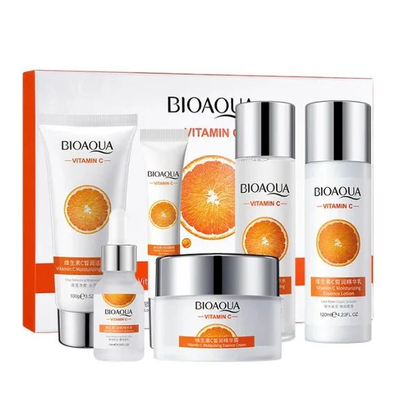 BIOAQUA Vitamin C Brightening & Hydrating Skincare Set